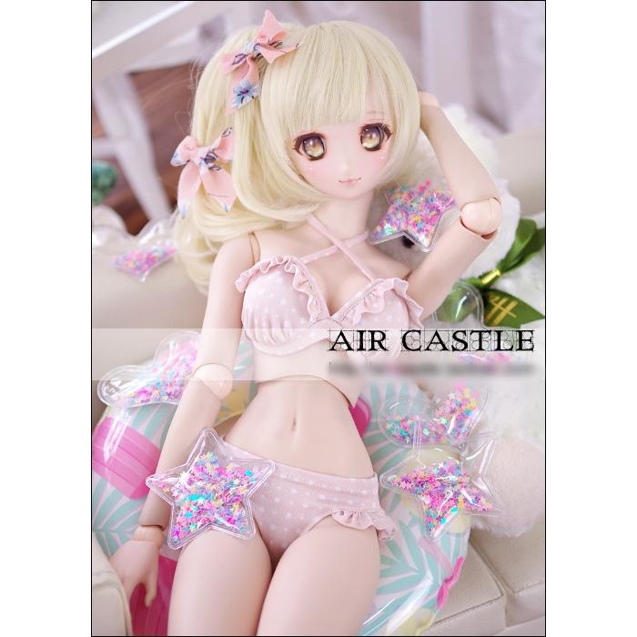1/3，DD ホルターストラップビキニ ピンク ドルフィードリーム 人形用水着 オーダー_3