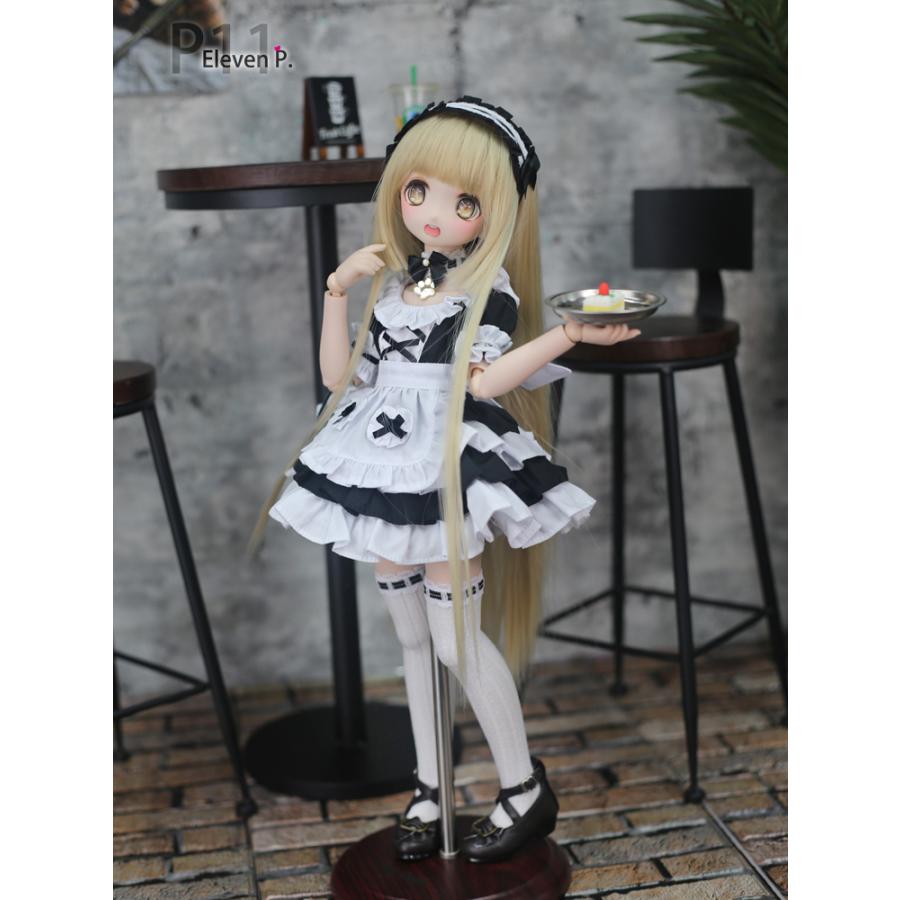 mdd MDD サイズ メイド服セット 1/4,MDDもち足サイズ 半袖 ミニスカワンピース メイド服セット