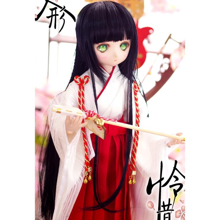 1/4，MSD，MDD 巫女 コスプレセット服 草履付 ドルフィードリーム ドール着物 オーダー_3