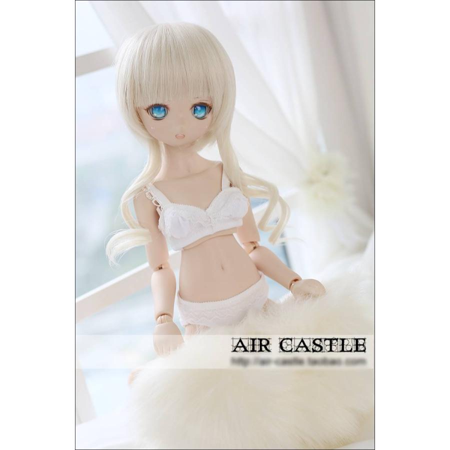 1/4,MDD ブラ ショーツ セット 白 ドルフィードリーム ドール下着 オーダーの画像