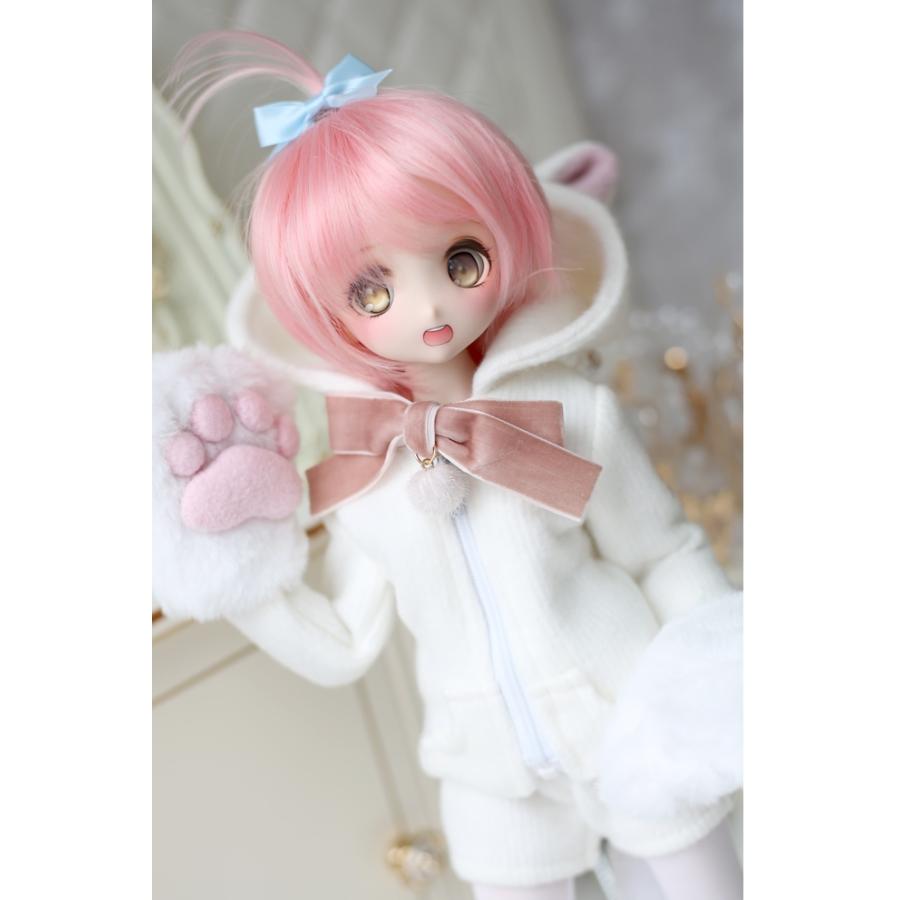 1/4，MDD 猫耳 フードパーカー ショートパンツ セット服 ドルフィードリーム ドール服 オーダー_5