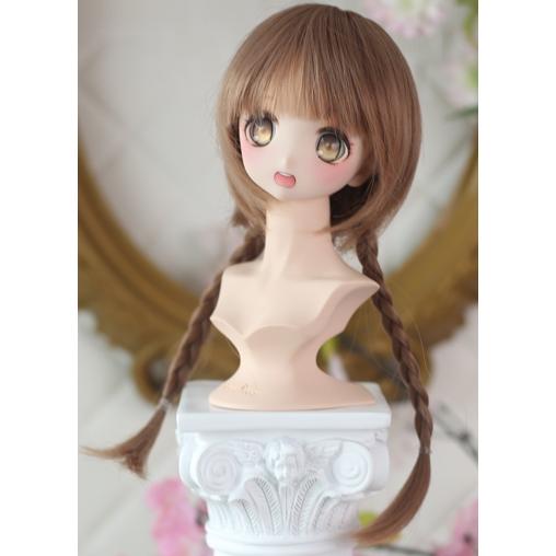 1/3，SD，DD，MDD 三つ編み ロング ブラウン 耐熱ウィッグ ドール用 ドルフィードリーム_2