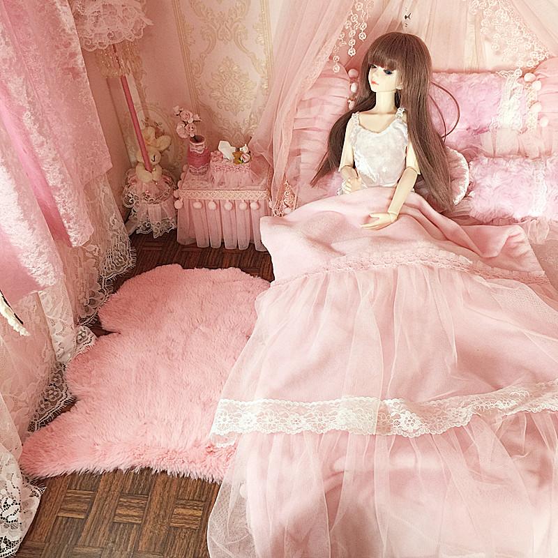 SD/DD,MSD/MDD ドールベッドセット ピンク2 ドール家具 オーダー