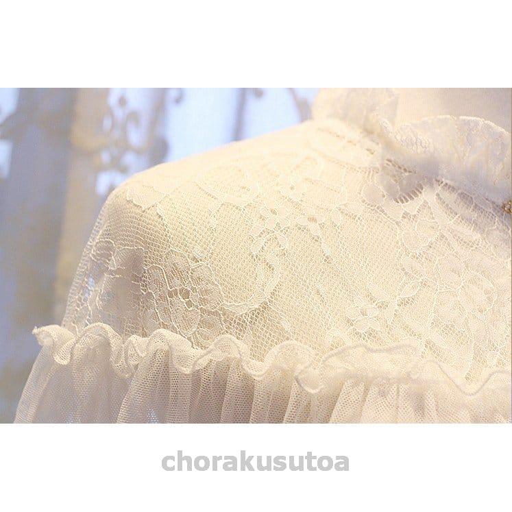 ロリータ服 ChessStory 華ロリ レースケープ 中華風ロリータ服 チャイナ服 コスプレ アジアン OP ケープのみ ロリータファッション_4