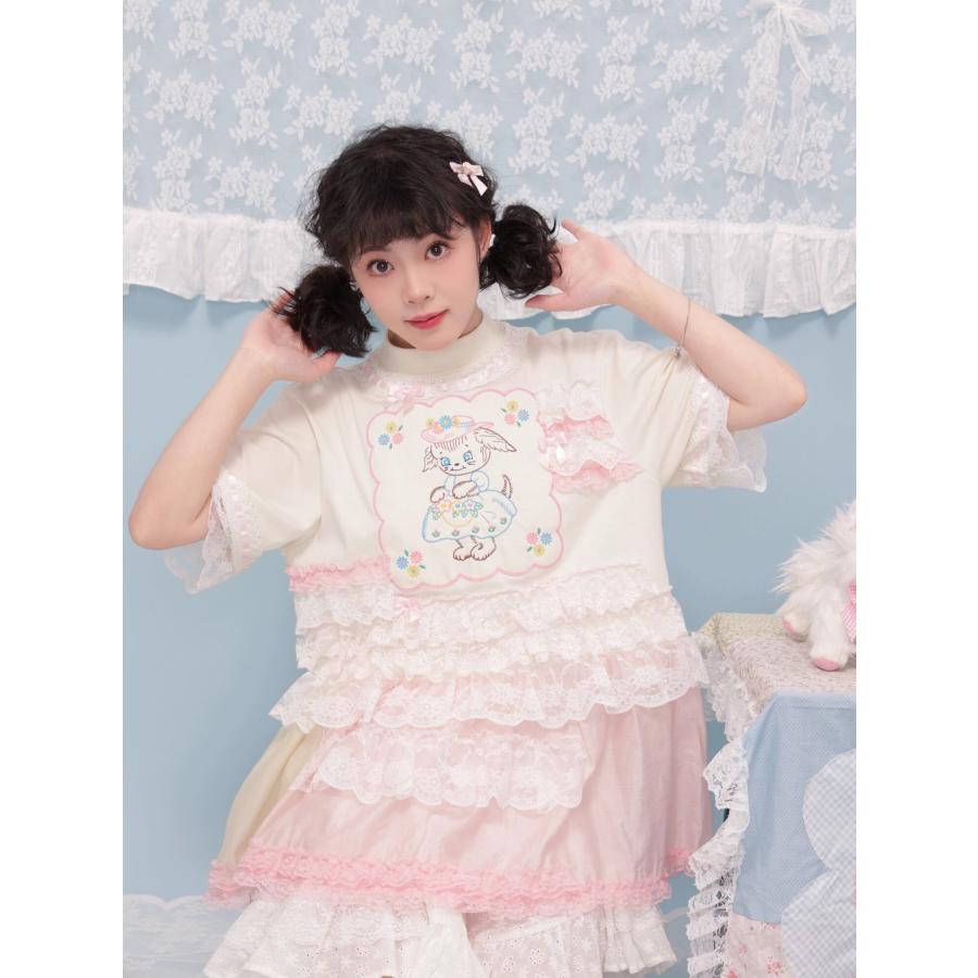 ガーリー　トップス　ピンク　可愛い_7