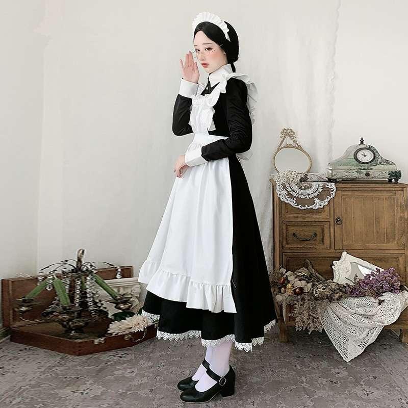 メイド服 クラシカルメイド風ワンピース : 長楽ストア - 通販 - Yahoo 