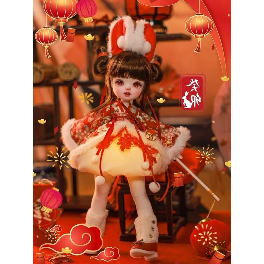 ドール 球体関節人形 SD DD 1/6 6分 BJD ウィッグ 衣装 