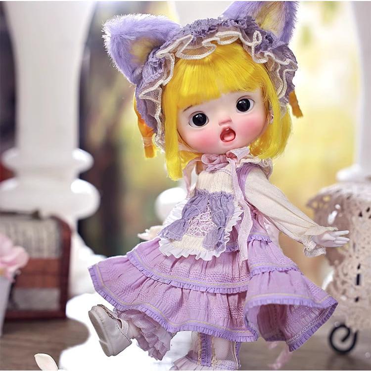 BJD 1/6 ドール本体 ?奇?（マキアート） 可愛い風、猫耳SD潮流人形 球体関節人形 ハンドメイド_7