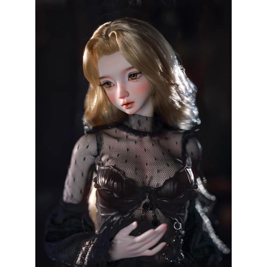 BJD 1/3ドール本体 フルセット ?墨ウーモー (U-Mo) ダーク風ゴシックファッション ハンドメイド オリジナル 貴族SD人形の画像