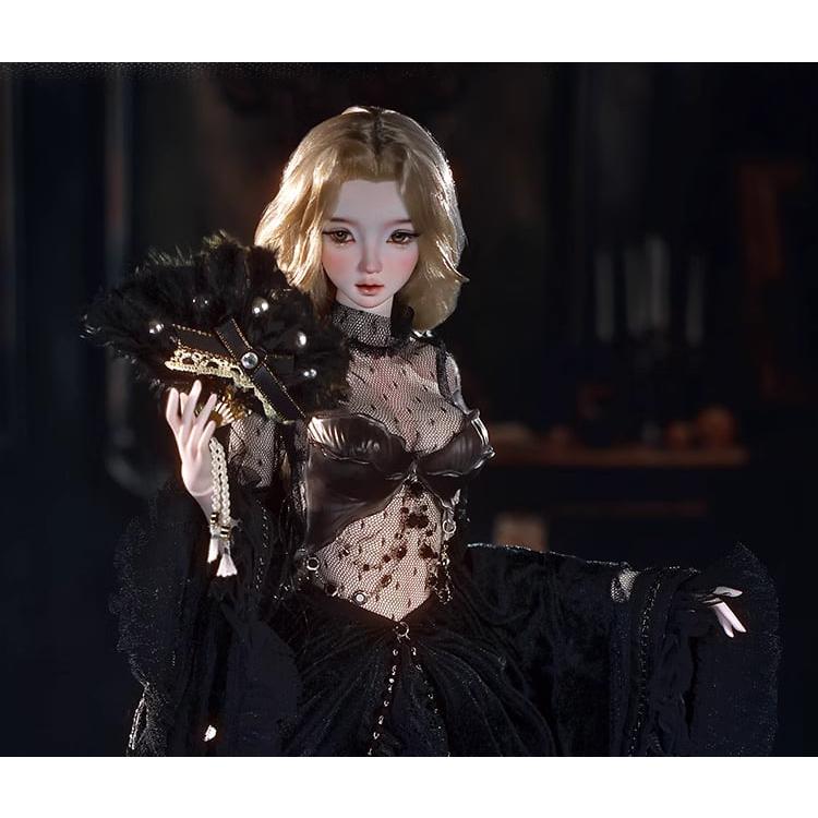 BJD 1/3ドール本体 フルセット ?墨ウーモー (U-Mo) ダーク風ゴシックファッション ハンドメイド オリジナル 貴族SD人形の画像