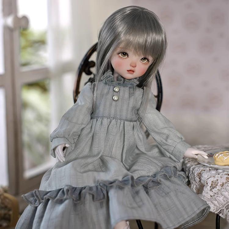 BJD 1/6 ドール本体 ??「ヤトウ」(Yatou) 田園可愛い風 SD潮流お羊のヘッドスカーフ人形フィギュア_9