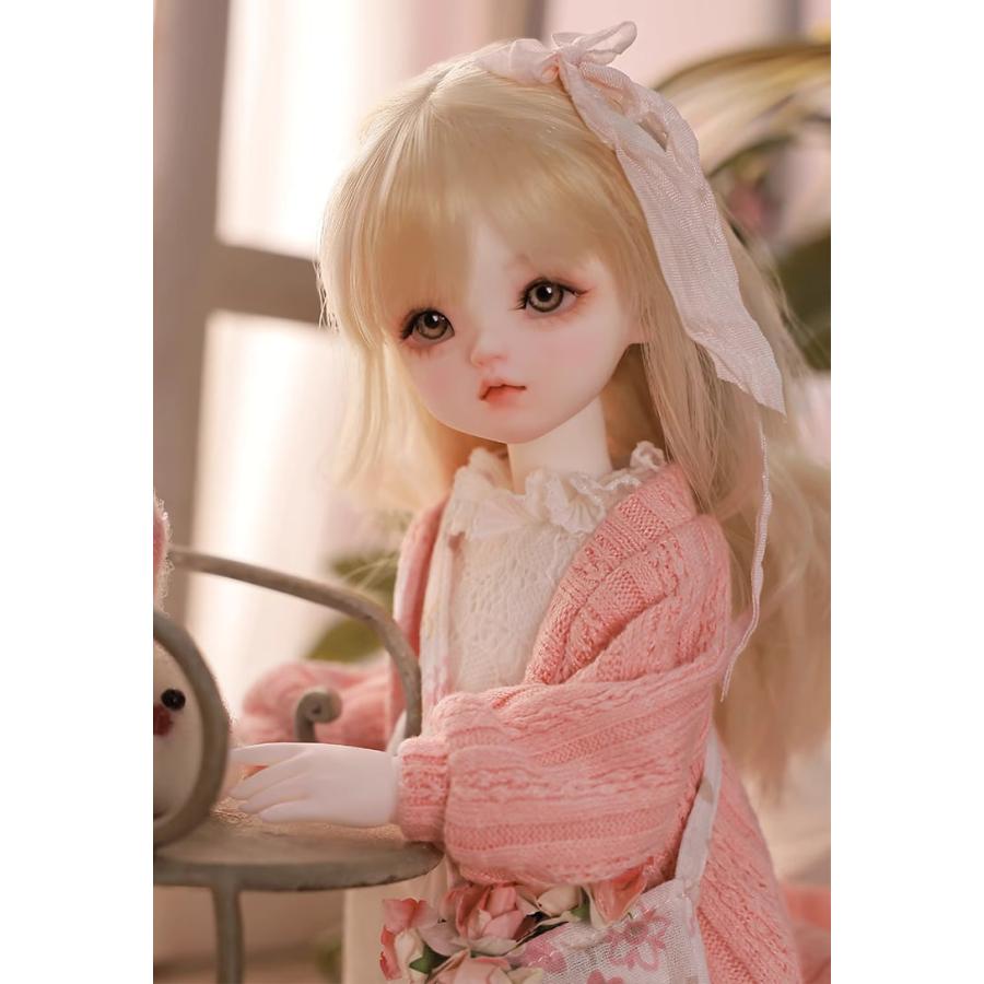 BJD 1/6 ドール本体 豆宝（Doubao）春のお出かけ 着せ替えSD人形 球体関節人形 ハンドメイド_1