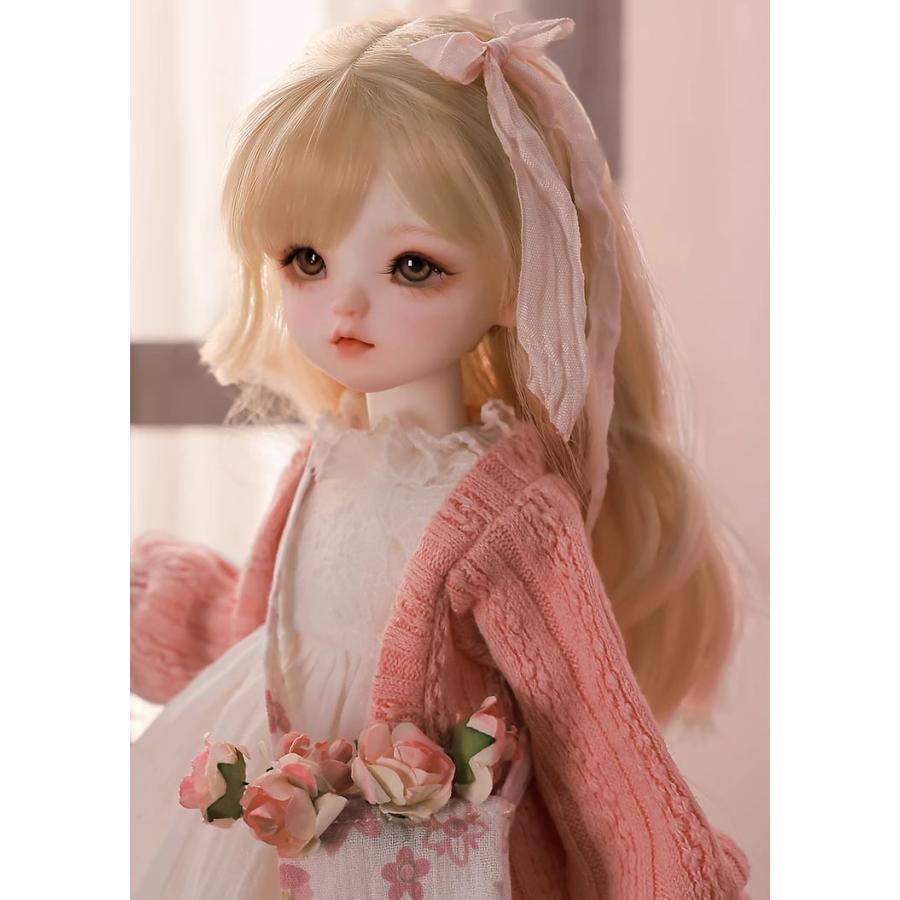 BJD 1/6 ドール本体 豆宝（Doubao）春のお出かけ 着せ替えSD人形 球体関節人形 ハンドメイド_3
