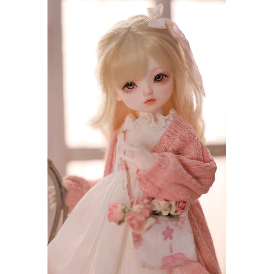 BJD 1/6 ドール本体 豆宝（Doubao）春のお出かけ 着せ替えSD人形 球体関節人形 ハンドメイド_4