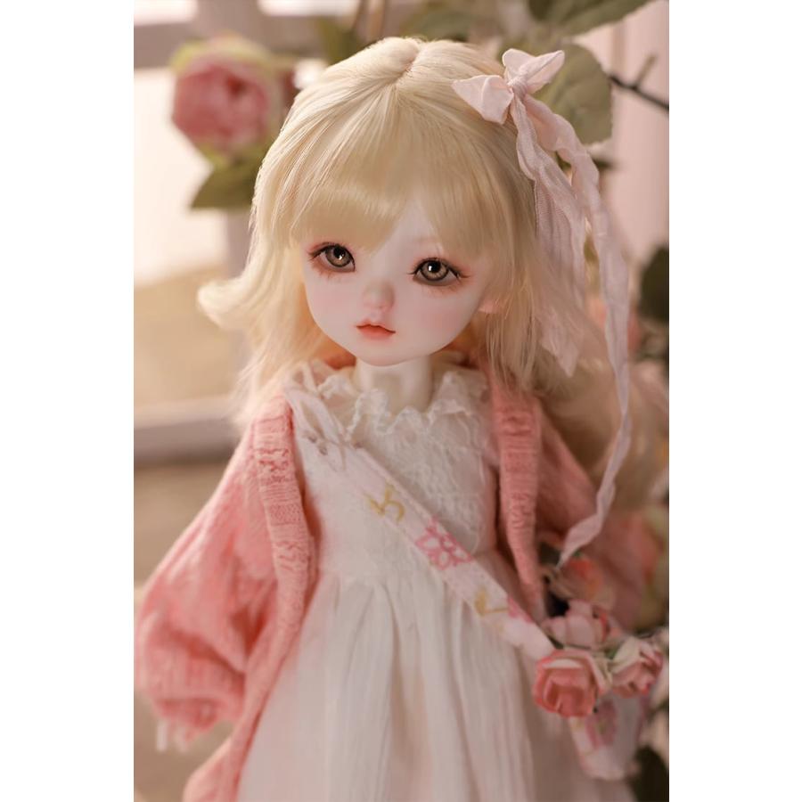 BJD 1/6 ドール本体 豆宝（Doubao）春のお出かけ 着せ替えSD人形 球体関節人形 ハンドメイド_5