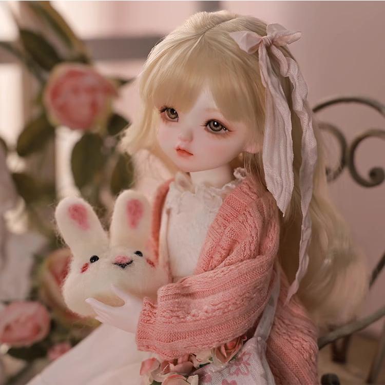 BJD 1/6 ドール本体 豆宝（Doubao）春のお出かけ 着せ替えSD人形 球体関節人形 ハンドメイド_7