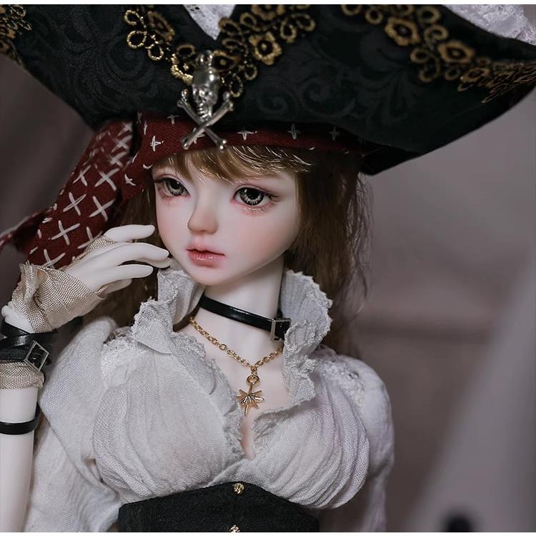 BJD 1/4 ドール本体 波?「ボニー」海賊風貴族スタイル SDサイズ球体