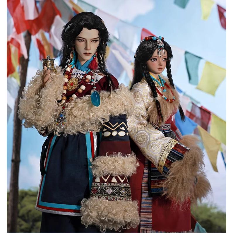 BJD 1/3ドール本体 ?卓Pazhuo（パジョ）藏族（チベット族）民族風 少年モデル 男性ドール SDサイズ 可動関節の画像