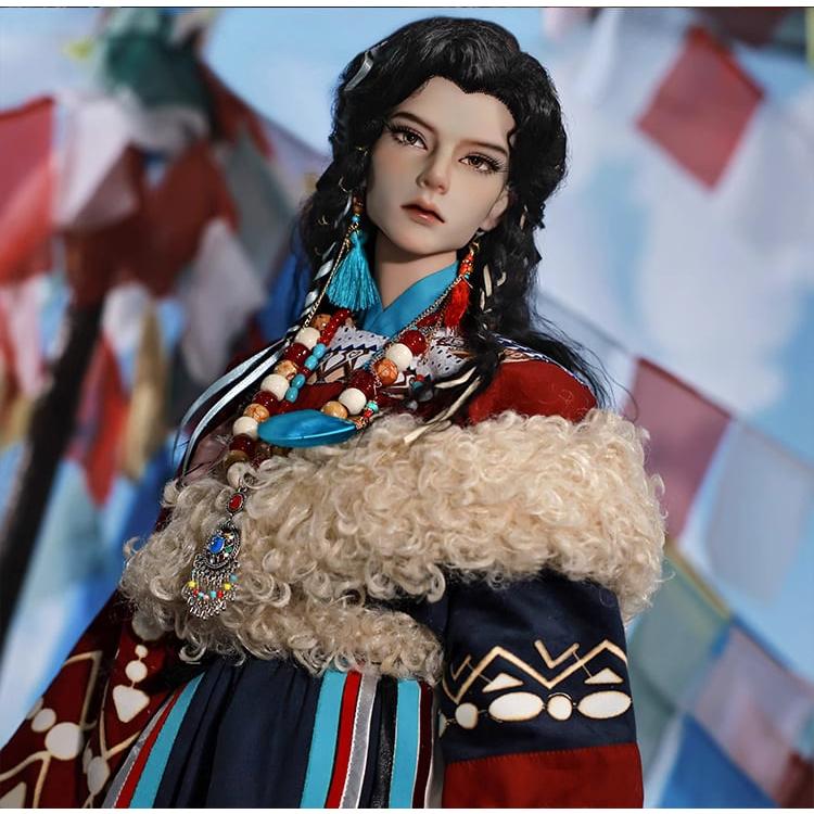 BJD 1/3ドール本体 ?卓Pazhuo（パジョ）藏族（チベット族）民族風 少年モデル 男性ドール SDサイズ 可動関節の画像