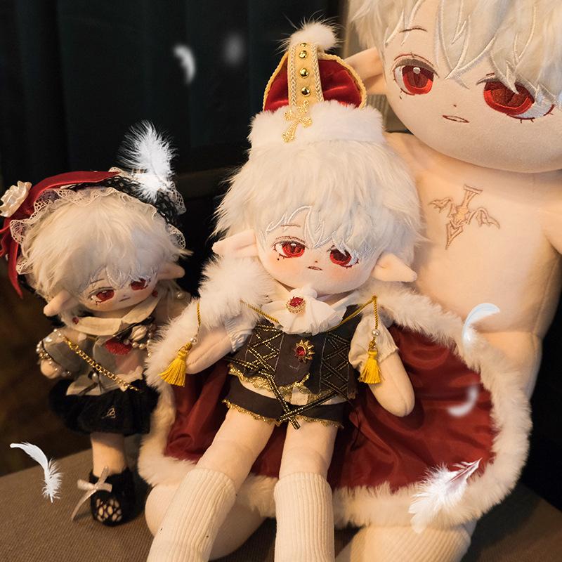 ヴィトレス 長い脚 30cm 着せ替えぬいぐるみ 無属性 白髪赤目男の子