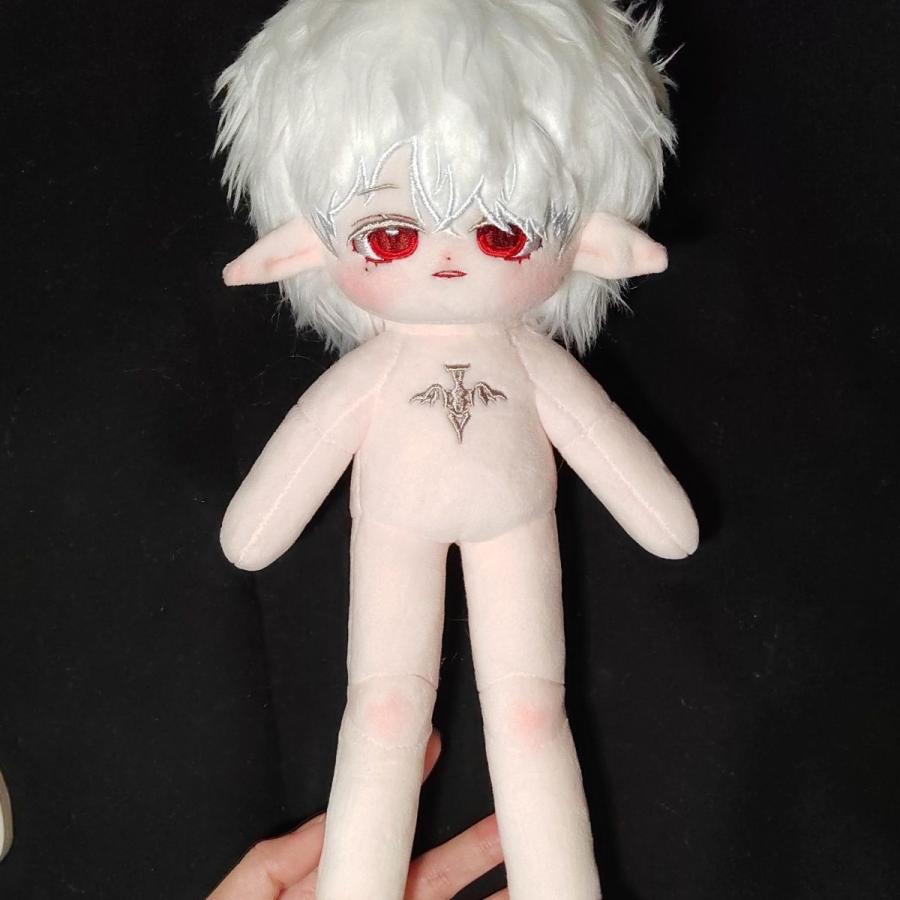 ヴィトレス 長い脚 30cm 着せ替えぬいぐるみ 無属性 白髪赤目男の子
