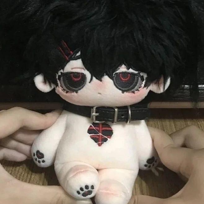 妄言 20cm 着せ替えぬいぐるみ 無属性 黒髪黒い瞳男の子 着せ替え人形