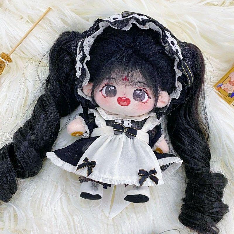 5点セットビクトリアメイド服 20cm 着せ替えぬいぐる服 ぬいぐるみコスチューム 着せ替え人形洋服 日常服人形 綿人形衣装 ドールウェアの画像