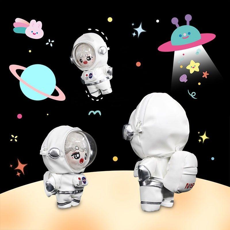ミニ洋服 20cm 着せ替えぬいぐる服 宇宙飛行士のコスチュームバッグ