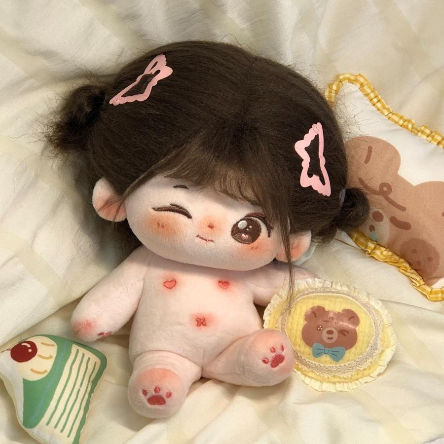 20cm 着せ替えぬいぐるみ 無属性 女の子 winkii 着せ替え人形 綿人形 