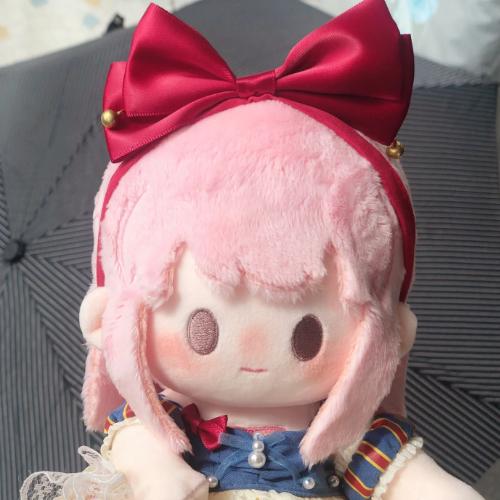 20cm 着せ替えぬいぐるみ 無属性 女の子 着せ替え人形 小暖餅乾 綿人形 コットンドール キャラクターぬいぐるみ cotton dollの画像
