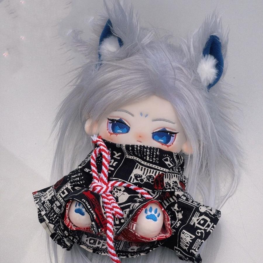 無属性 ぬいぐるみ 20cm 着せ替えぬいぐるみ 獣耳付け男の子 蘇禦