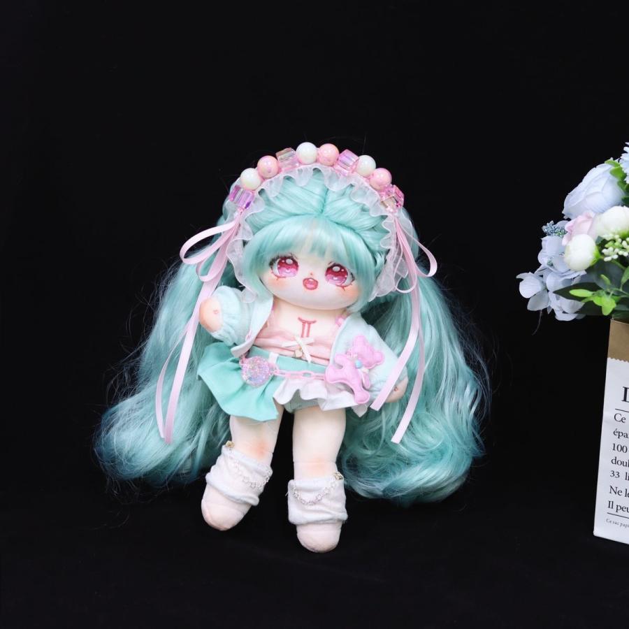長い脚 30cm 20cm 着せ替えぬいぐるみ 無属性 着せ替え人形 ロングヘア女の子 綿人形 コットンドール 十二星座-雙子座の画像