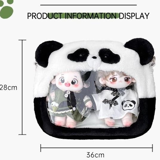 20cm 着せ替えぬいぐる用ショルダーバッグ ぬいぐるみ用斜め掛けバッグ