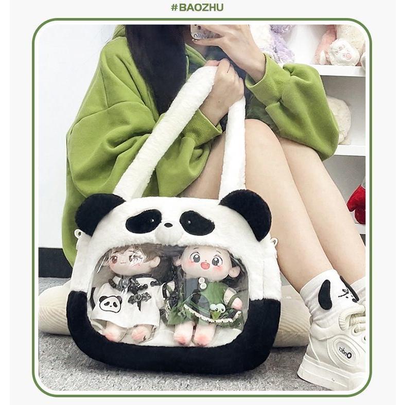 20cm 着せ替えぬいぐる用ショルダーバッグ ぬいぐるみ用斜め掛けバッグ
