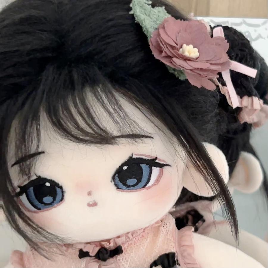 無属性 ぬいぐるみ 20cm 着せ替えぬいぐるみ 稚予 黒髪黒い瞳女の子 綿人形 コットンドール キャラクターぬいぐるみ_2