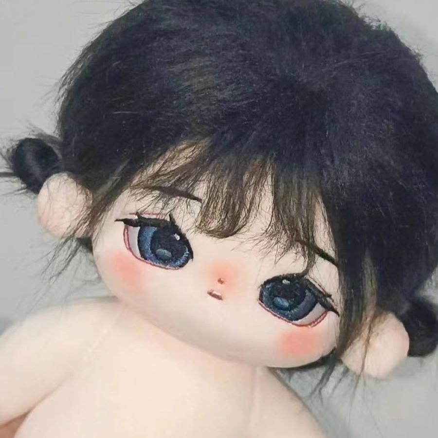 無属性 ぬいぐるみ 20cm 着せ替えぬいぐるみ 稚予 黒髪黒い瞳女の子 綿人形 コットンドール キャラクターぬいぐるみ_3