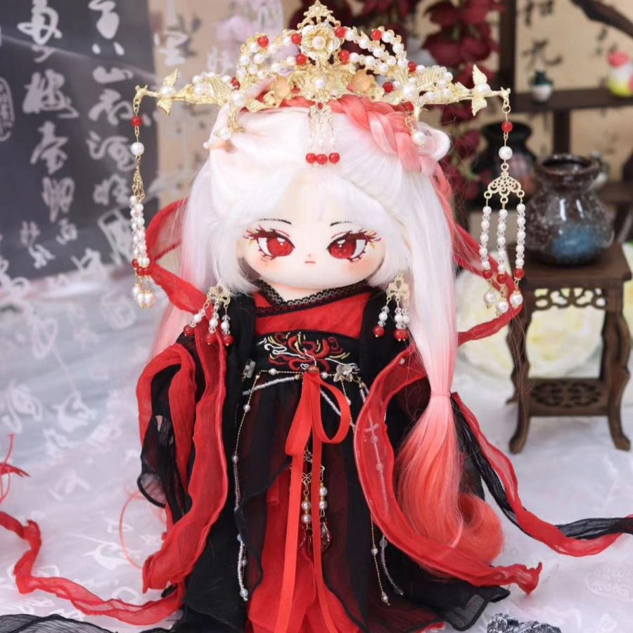 30cm 20cm 着せ替えぬいぐるみ用漢服セットの画像