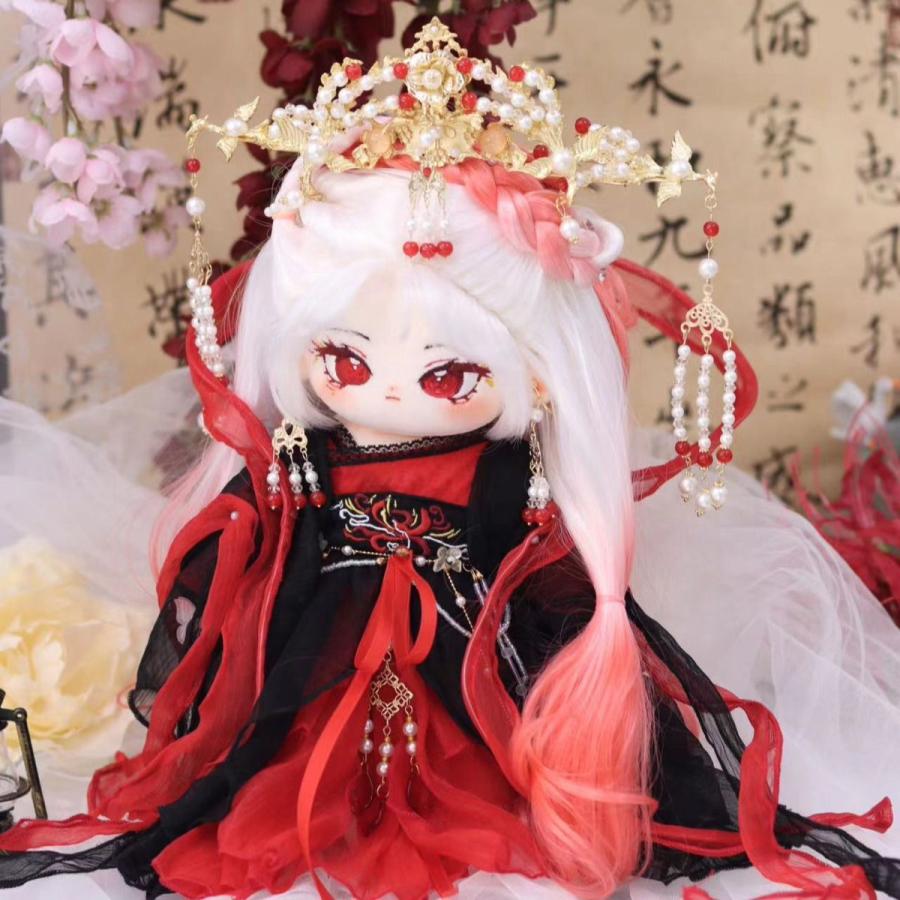 30cm 20cm 着せ替えぬいぐるみ用漢服セットの画像