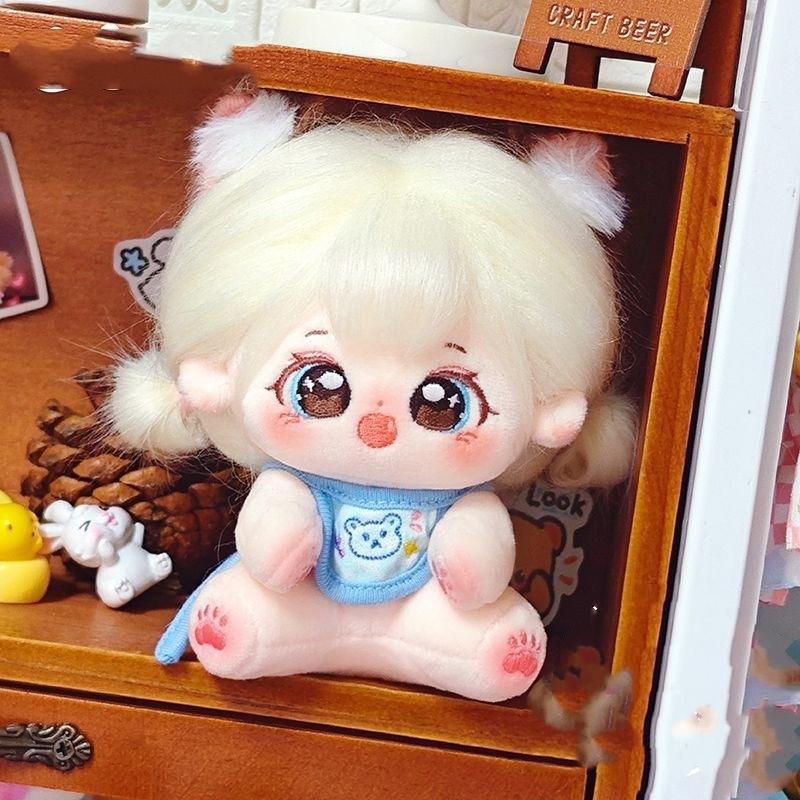 ミニ綿人形 10cm 着せ替えぬいぐるみ 無属性 着せ替え人形