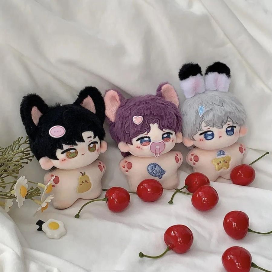 ミニ綿人形 10cm 着せ替えぬいぐるみ 無属性 いつぬい 着せ替え人形 恋と深空 コットンドールの画像