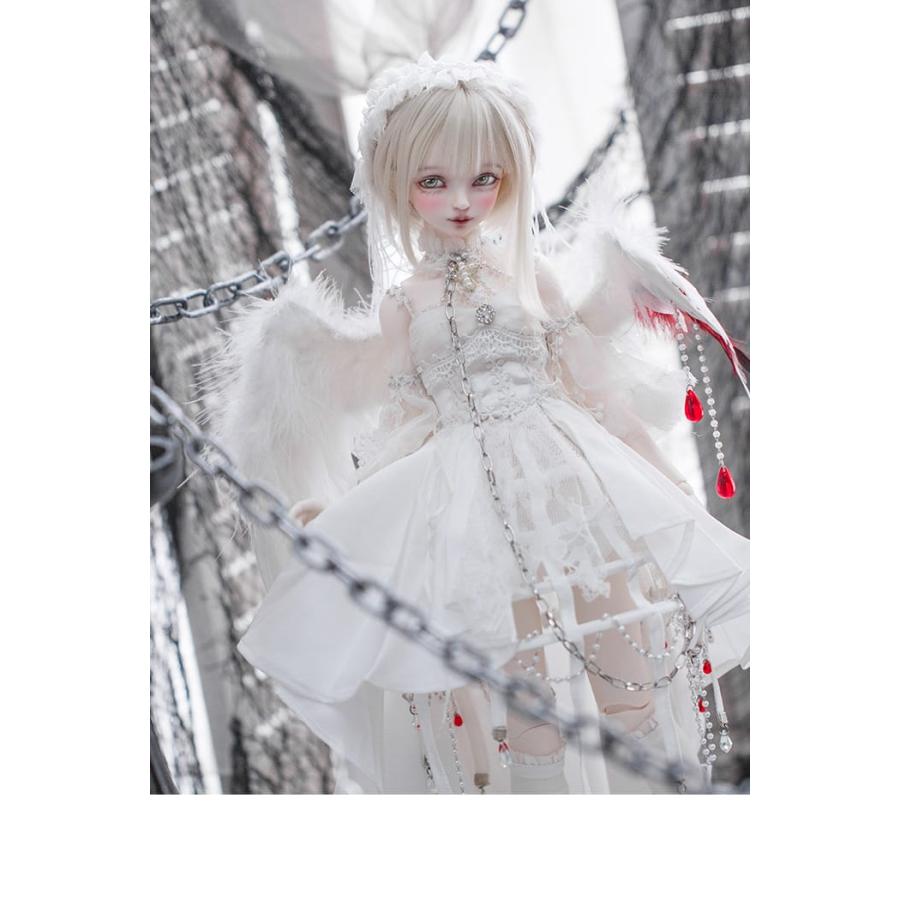 ドール関節人形 ユノアゼロ未開封本体とウィッグヒールミュール