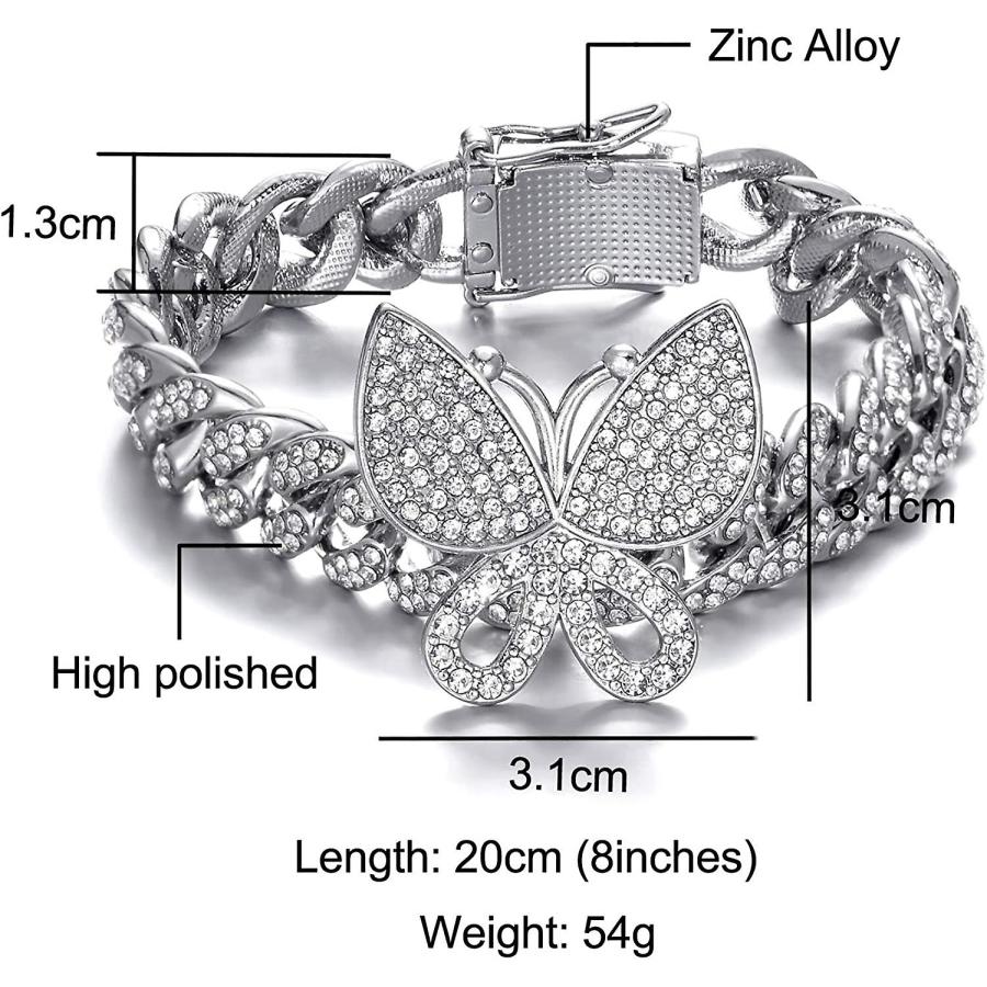 期間限定特別価格 バタフライキューバブレスレットインチマイアミ