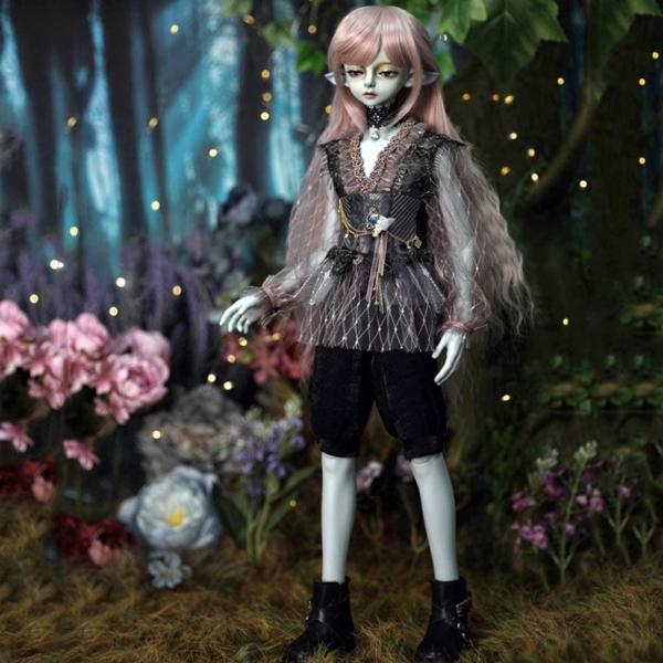 BJD 人形 1/4 15.7"40 ｃｍ球体関節人形 SD 人形 アクションフィギュア手作り少女人形 + 顔メイク_4