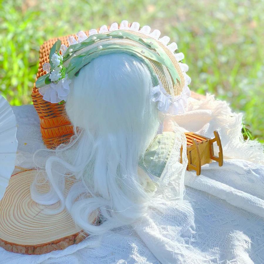20cm着せ替えぬいぐるみ無属性女の子ロングヘアー白茶_7