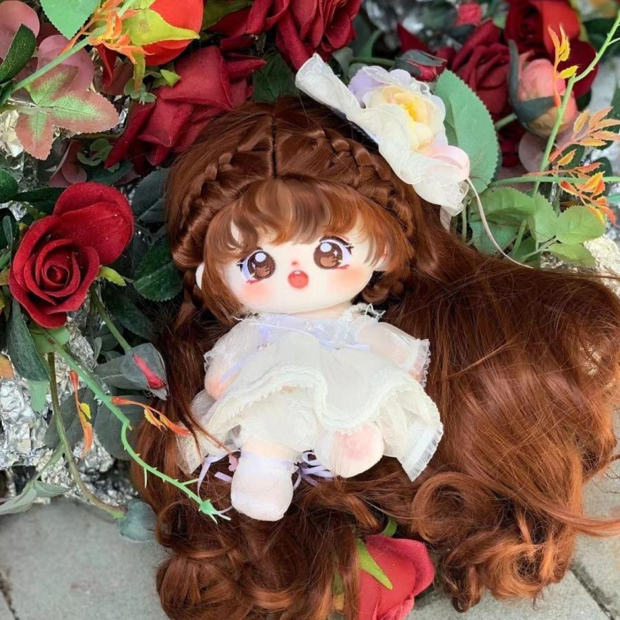 20cm着せ替えぬいぐるみ無属性ロングヘア女の子_2