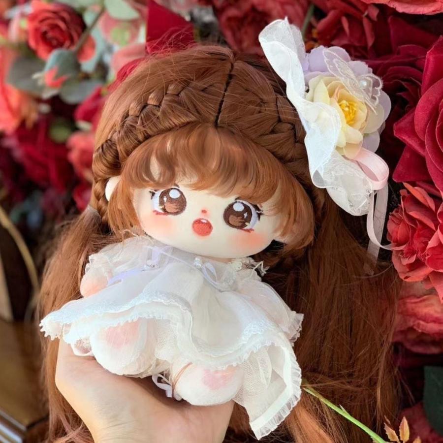 20cm着せ替えぬいぐるみ無属性ロングヘア女の子_3
