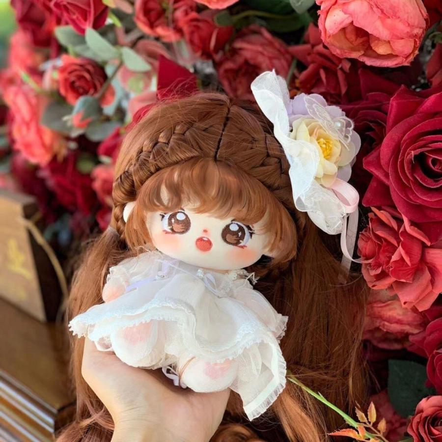 20cm着せ替えぬいぐるみ無属性ロングヘア女の子_7