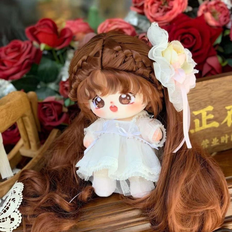 20cm着せ替えぬいぐるみ無属性ロングヘア女の子_8