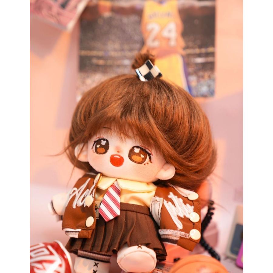 20cm着せ替えぬいぐるみ無属性茶色の髪茶色の目女の子好巧_2