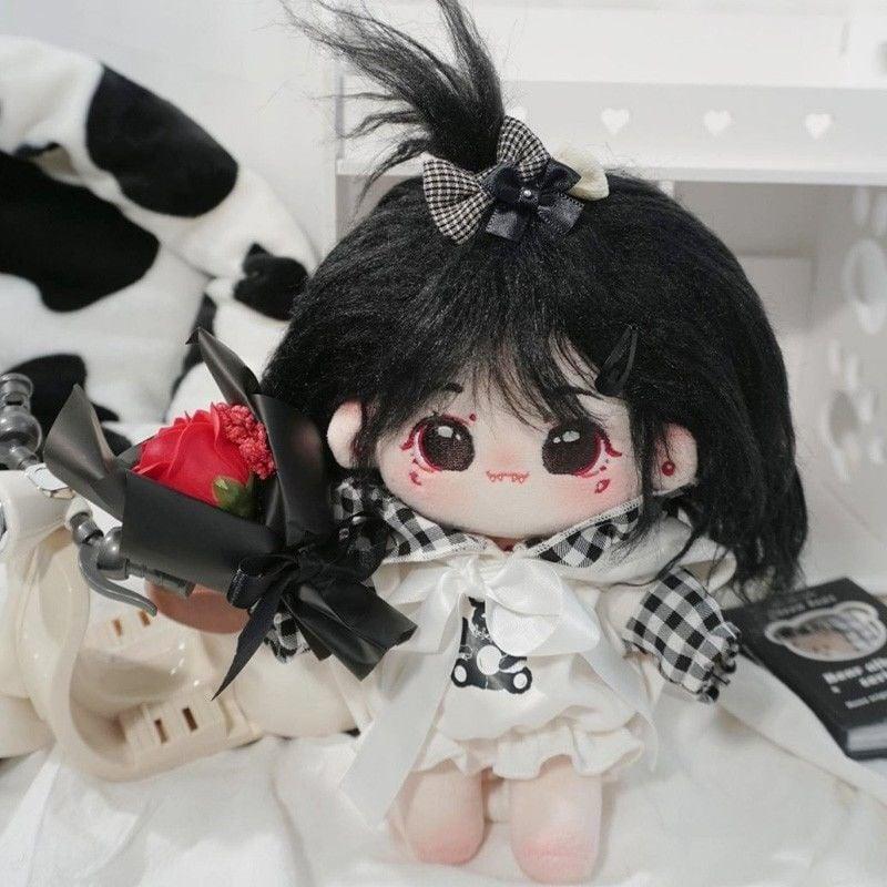 20cm着せ替えぬいぐるみ無属性ブルネット女の子_4